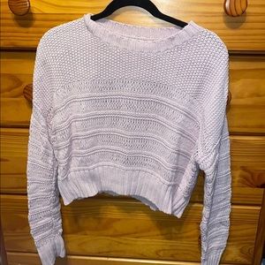 Pacsun cropped light pink sweater!